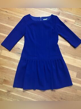 Eliza J‎ Purple Midi Drop-Waist Dress